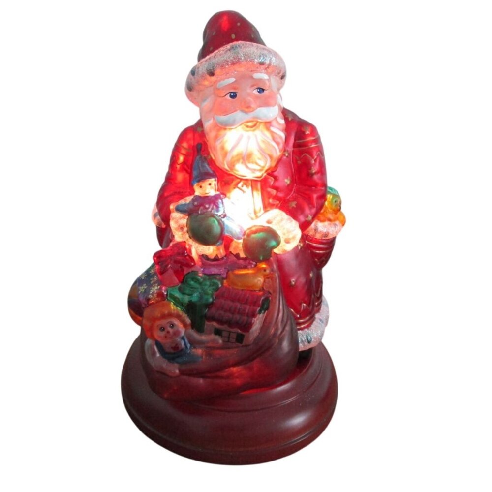 Vintage Old World Christmas Legendary Father Christmas Light 2000 Retired GUC